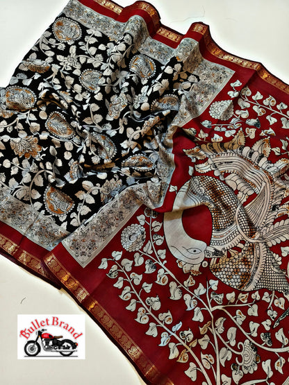 Qalamqari Saree