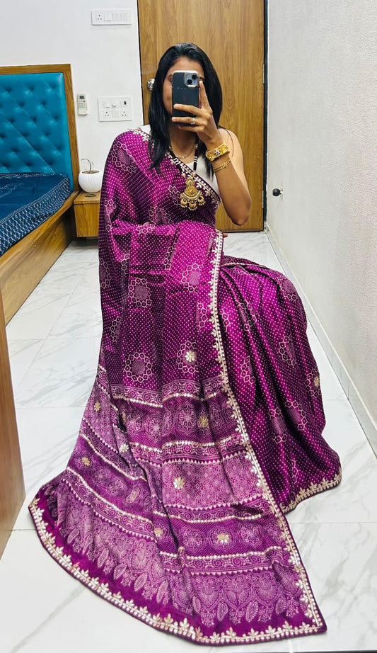Bandhej Saree