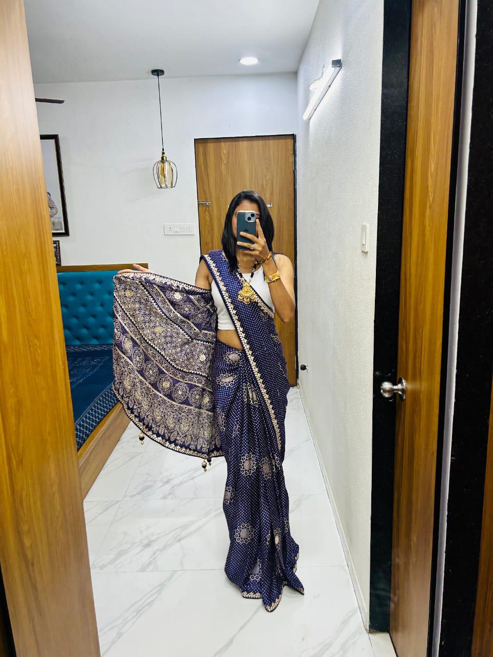 Bandhej Saree