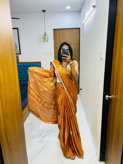 Bandhej Saree