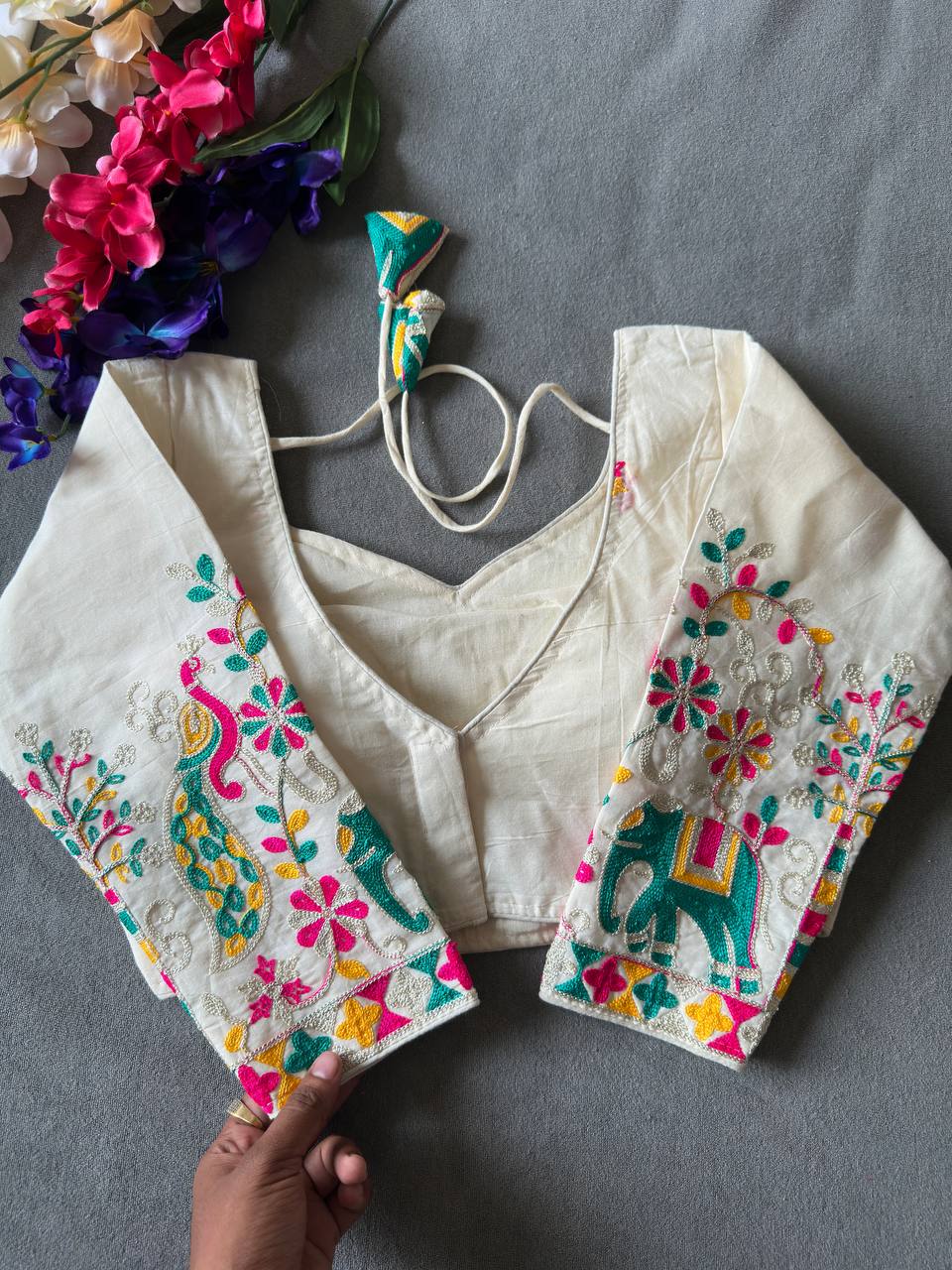 PURE KHADI COTTON BLOUSE
