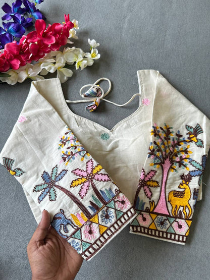 PURE KHADI COTTON BLOUSE