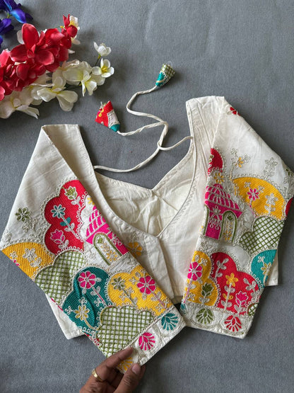 PURE KHADI COTTON BLOUSE