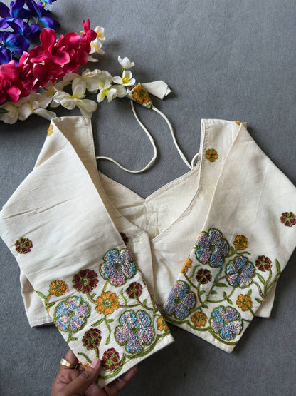 PURE KHADI COTTON BLOUSE