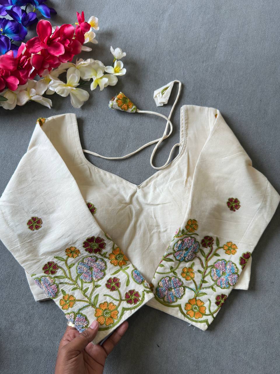 PURE KHADI COTTON BLOUSE