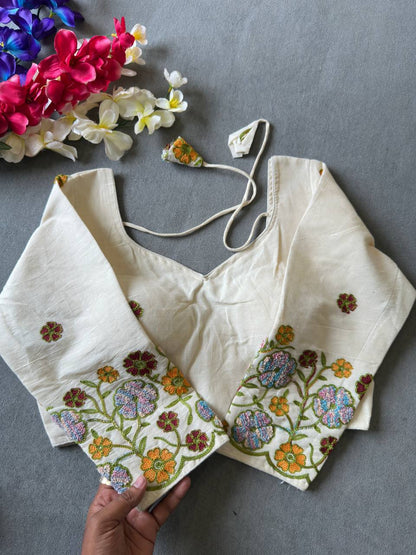 PURE KHADI COTTON BLOUSE