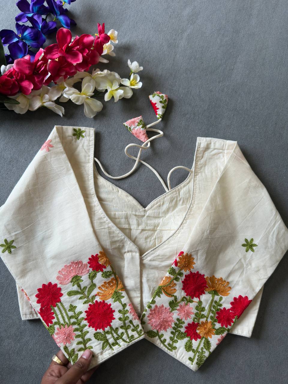 PURE KHADI COTTON BLOUSE