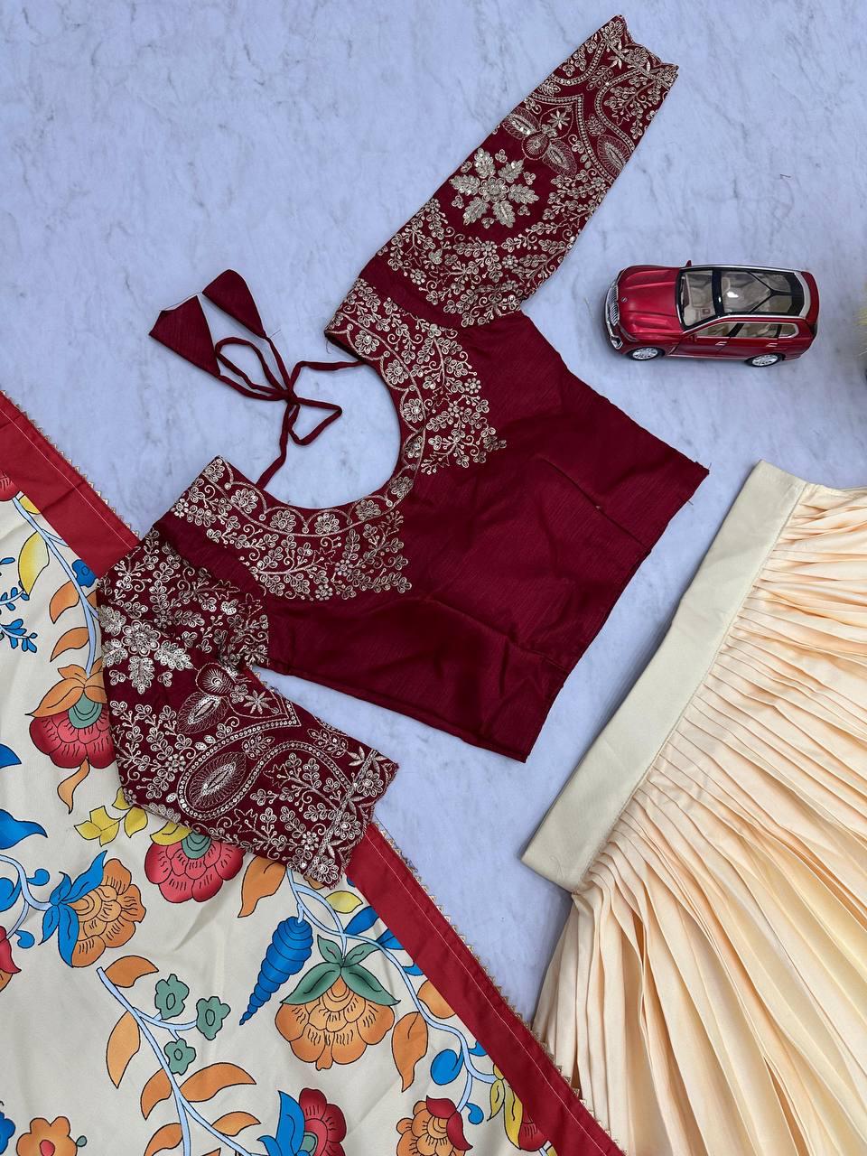 Kalamkari Lehenga Choli