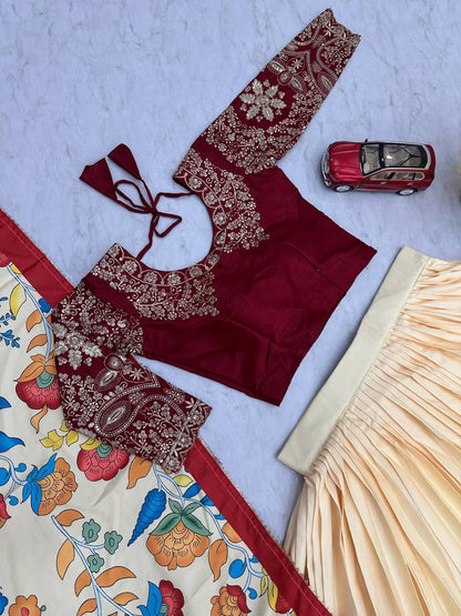Kalamkari Lehenga Choli
