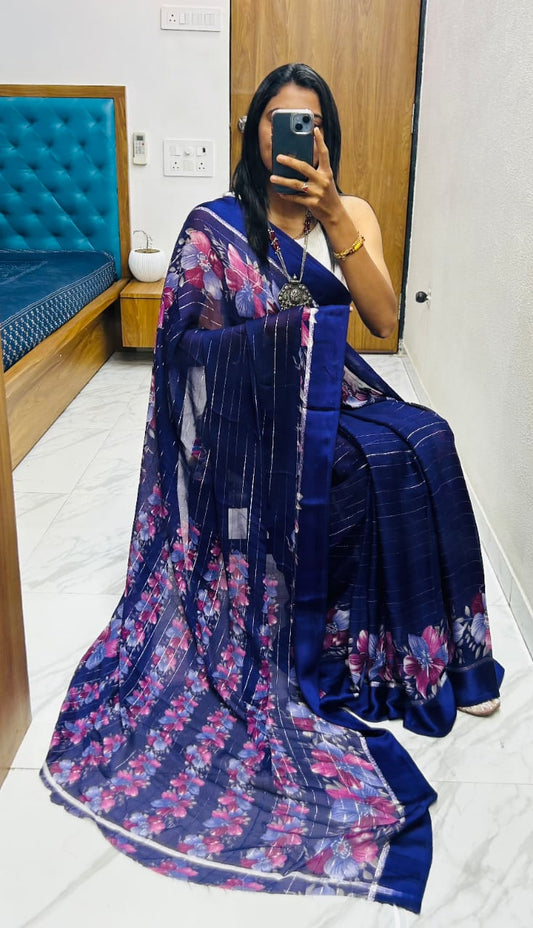 Zari Leriya Saree