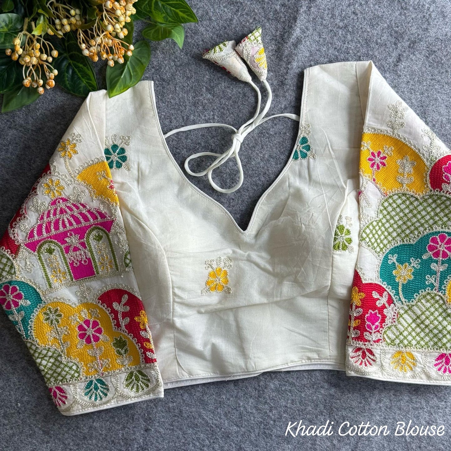 PURE KHADI COTTON BLOUSE
