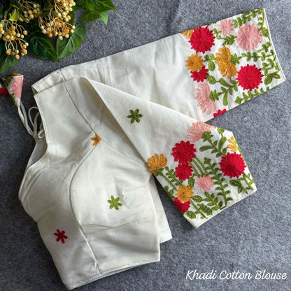 PURE KHADI COTTON BLOUSE