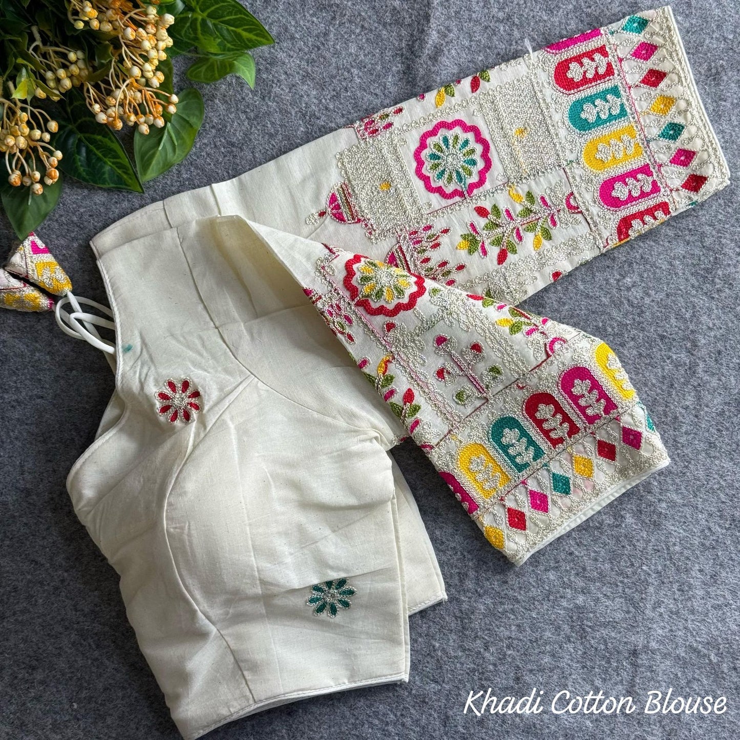 PURE KHADI COTTON BLOUSE