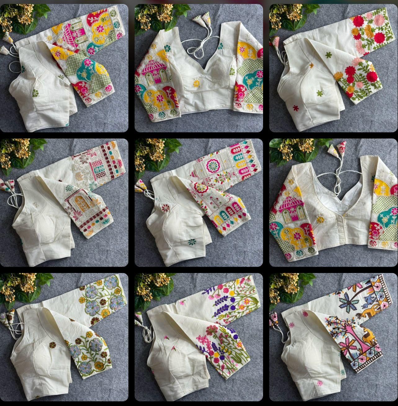 PURE KHADI COTTON BLOUSE