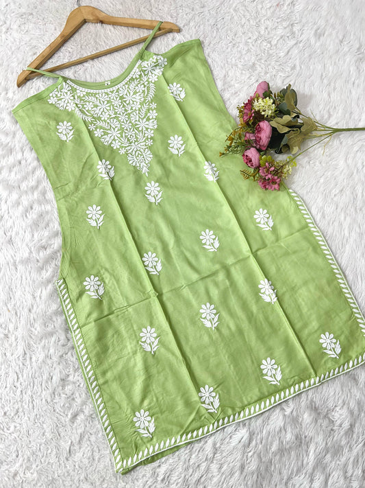 HEAVY EMBROIDERY WORK KURTI
