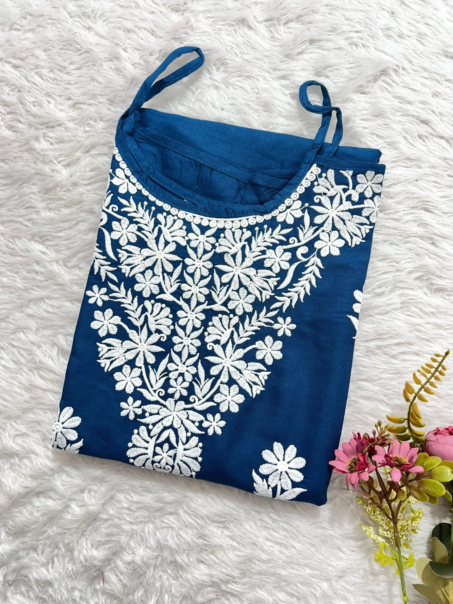 HEAVY EMBROIDERY WORK KURTI
