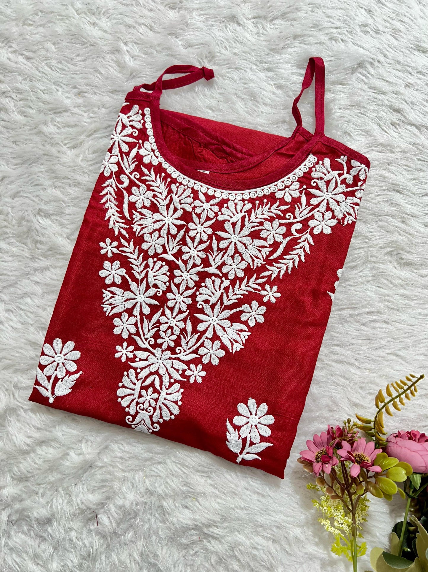 HEAVY EMBROIDERY WORK KURTI