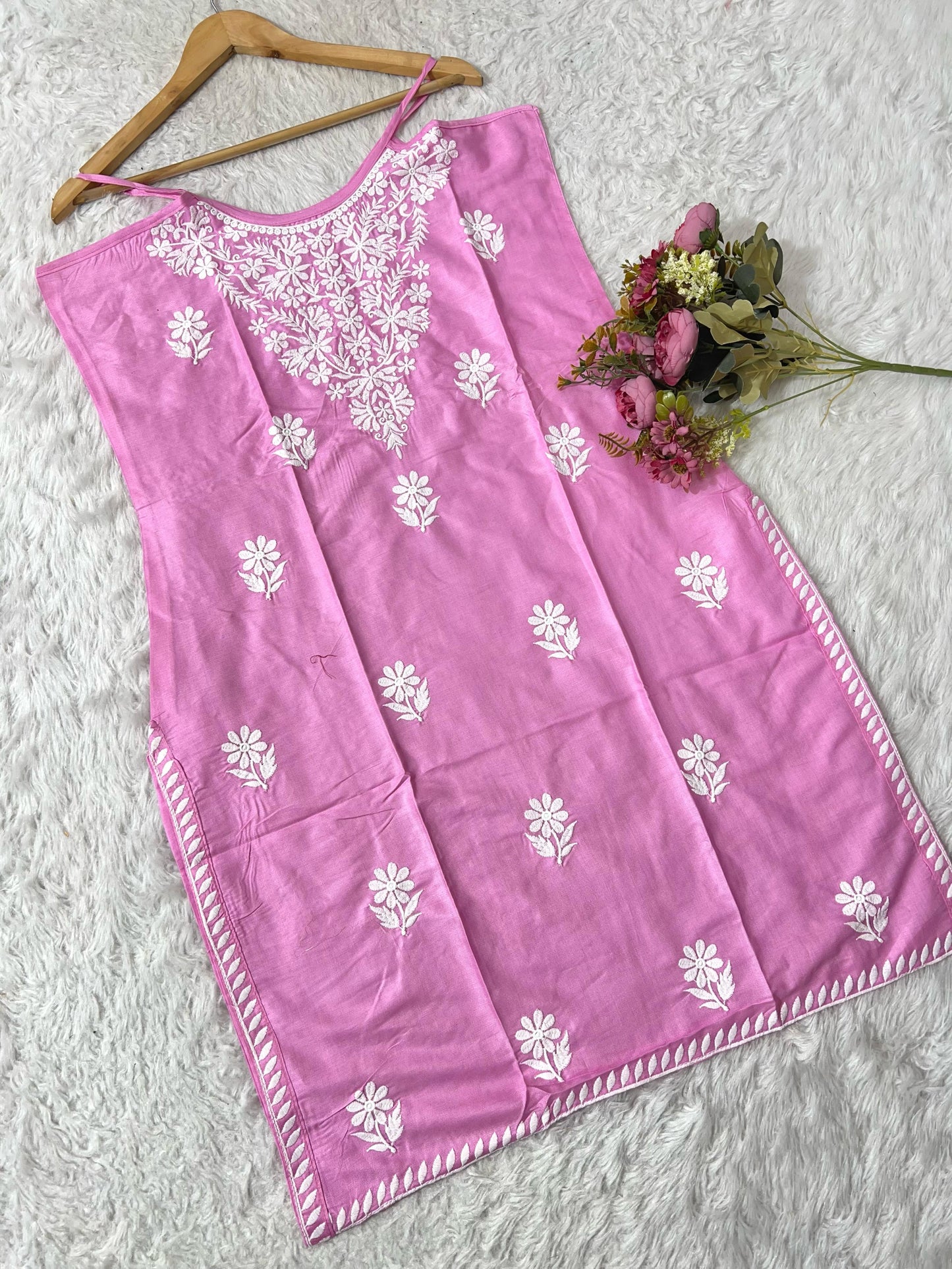 HEAVY EMBROIDERY WORK KURTI