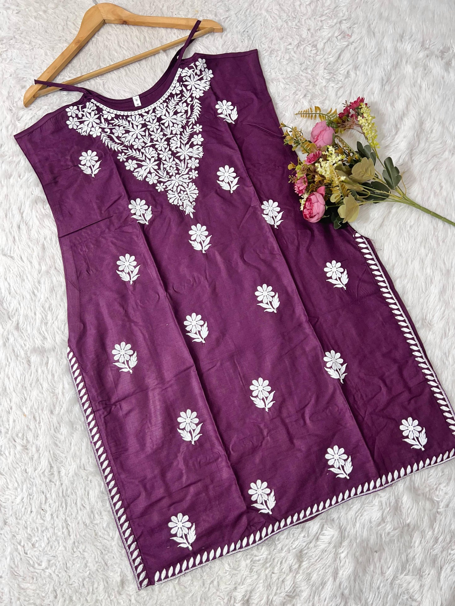 HEAVY EMBROIDERY WORK KURTI