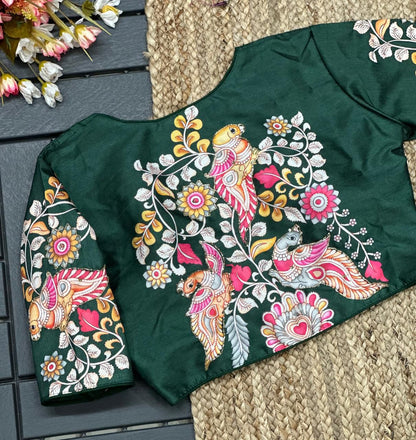 Pure Silk Handwork Blouse
