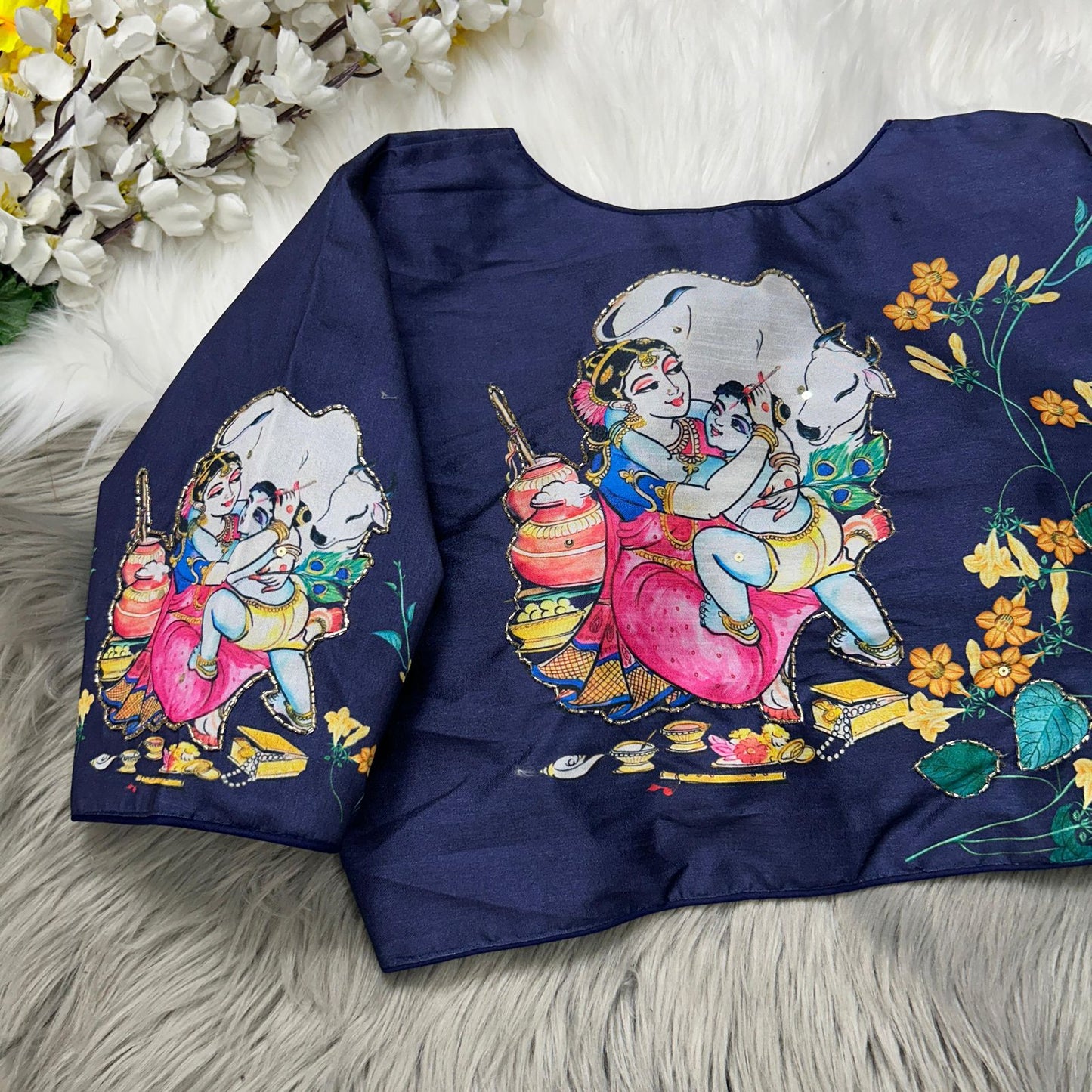Pure Silk Handwork Blouse