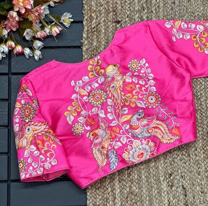 Pure Silk Handwork Blouse