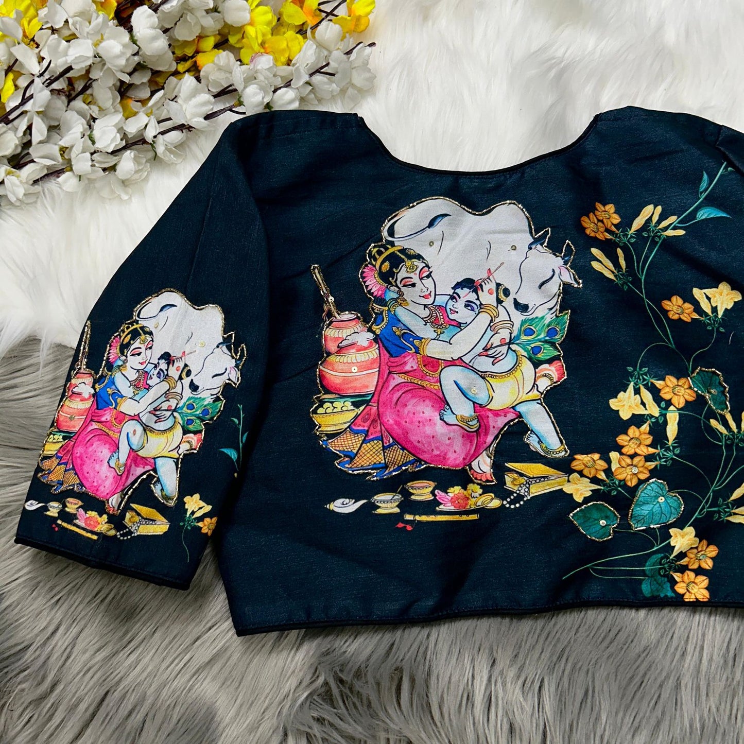 Pure Silk Handwork Blouse