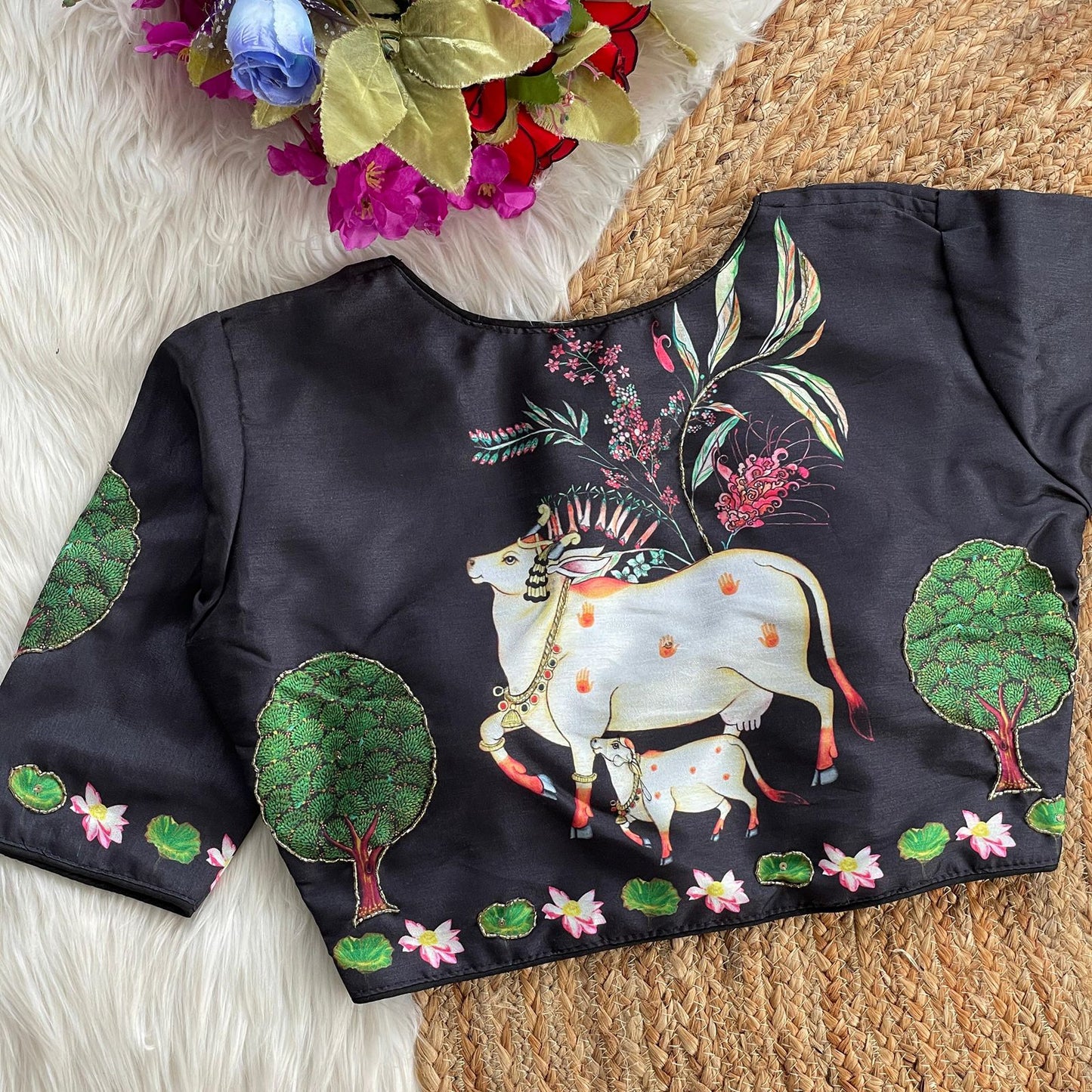 Pure Silk Handwork Blouse