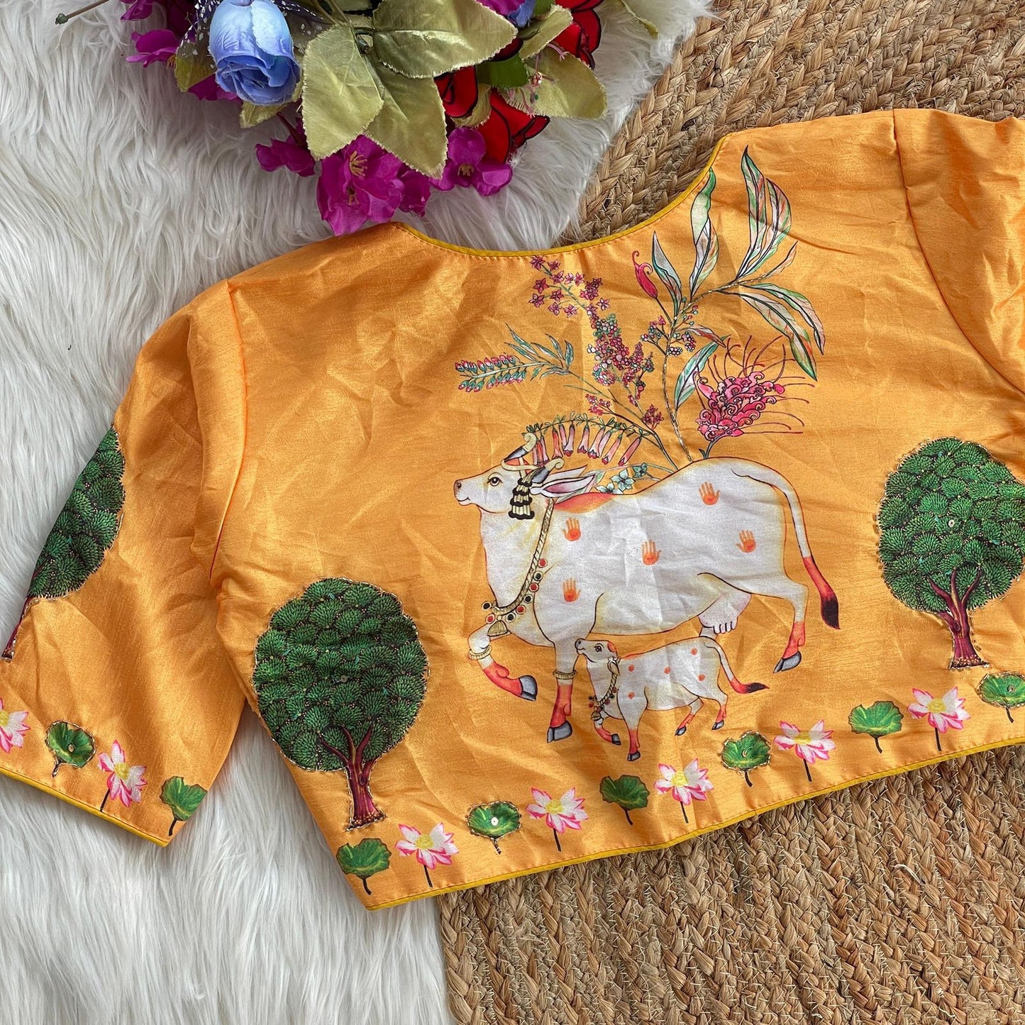 Pure Silk Handwork Blouse