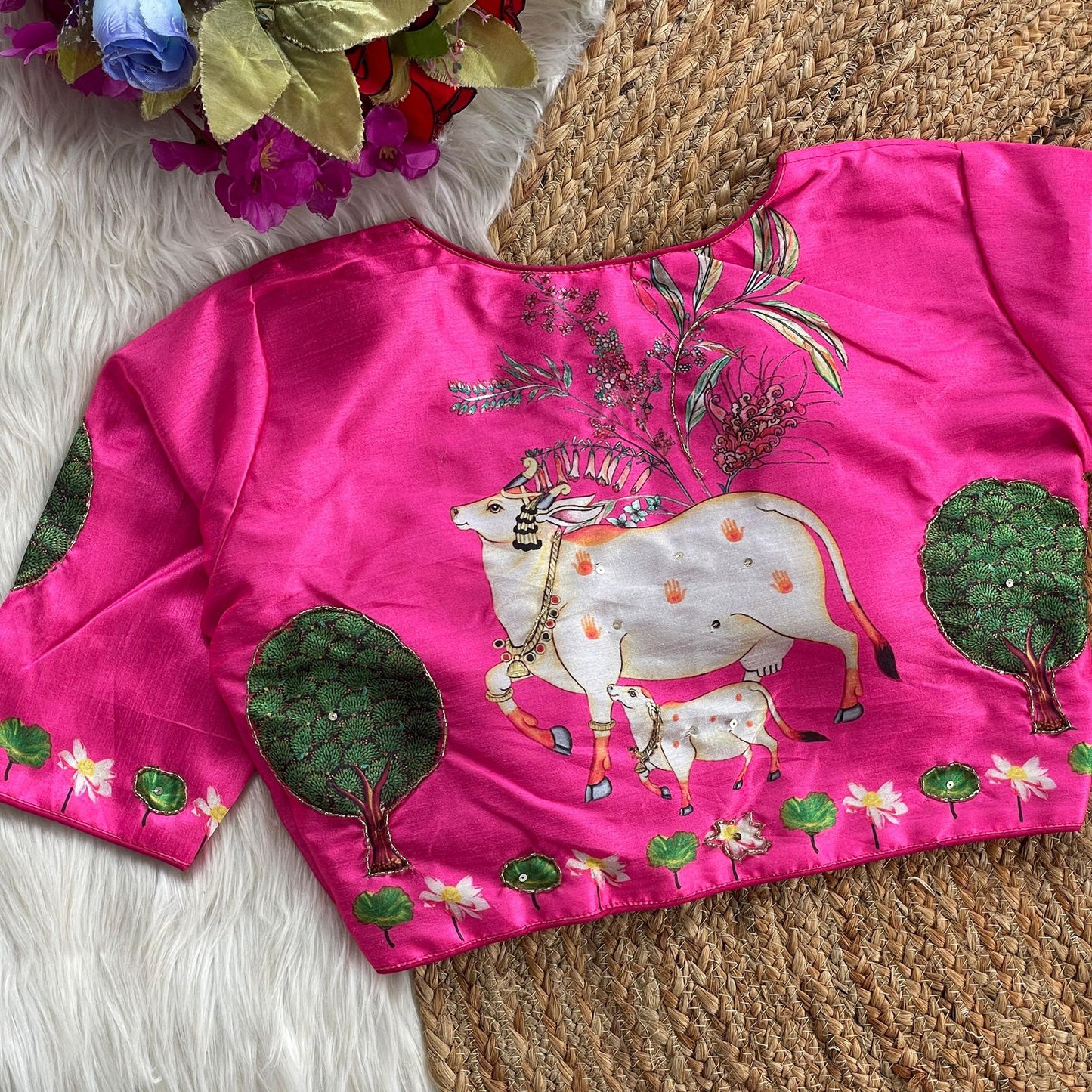 Pure Silk Handwork Blouse