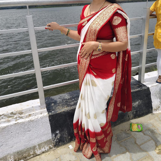Viscose Georgette Saree