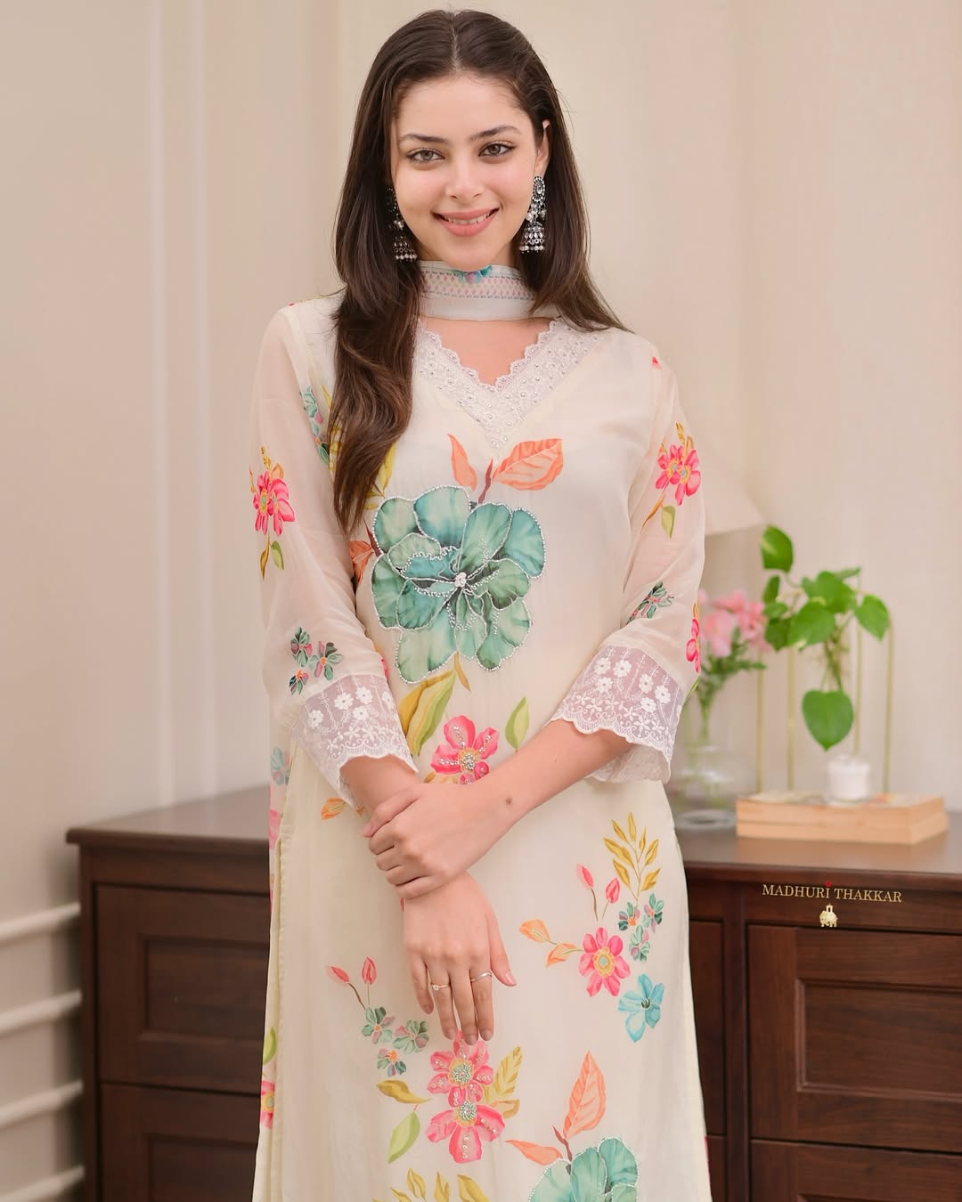 Reshmi Organza Dupatta Pant Set