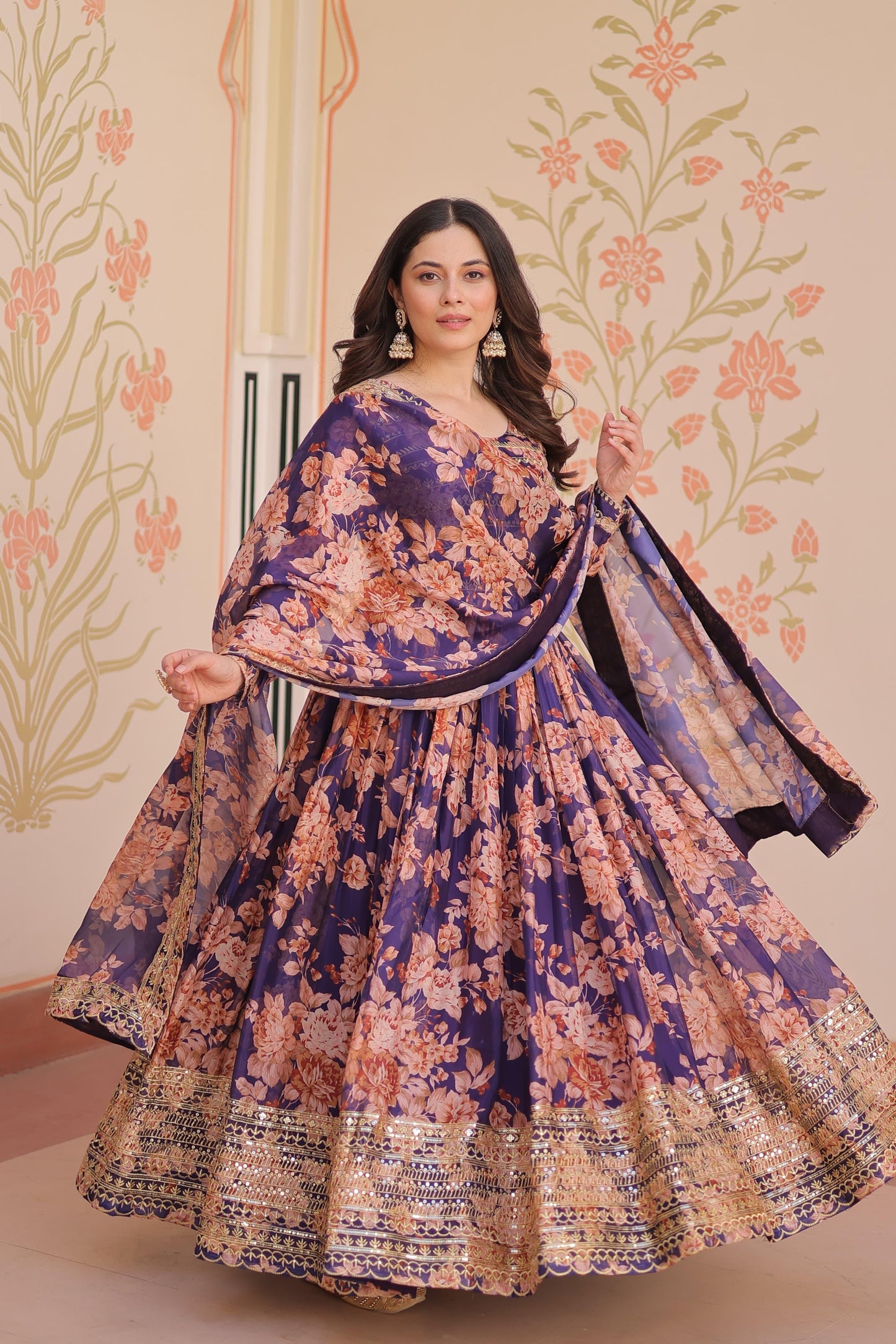 Readymade Gown-Dupatta Collection