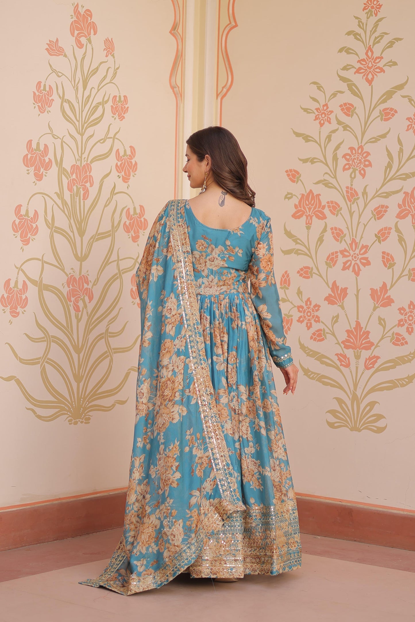 Readymade Gown-Dupatta Collection