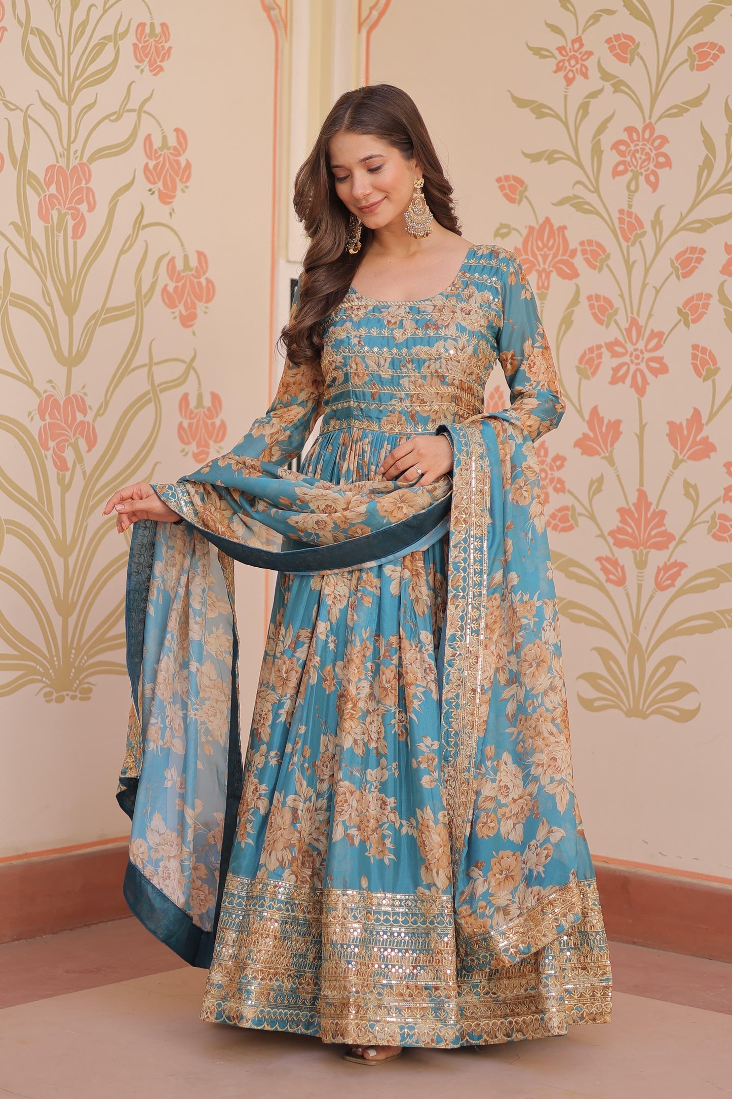 Readymade Gown-Dupatta Collection