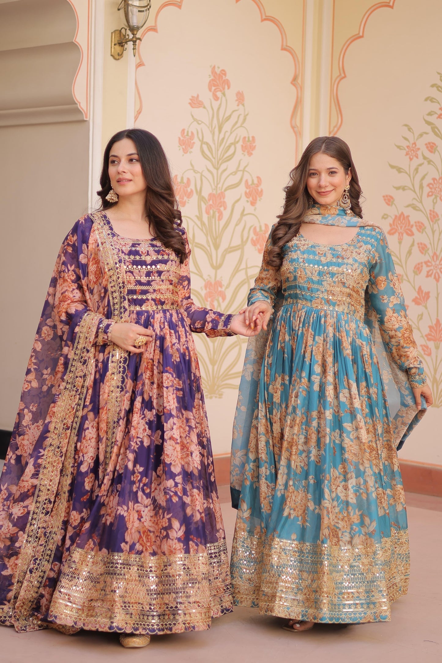 Readymade Gown-Dupatta Collection