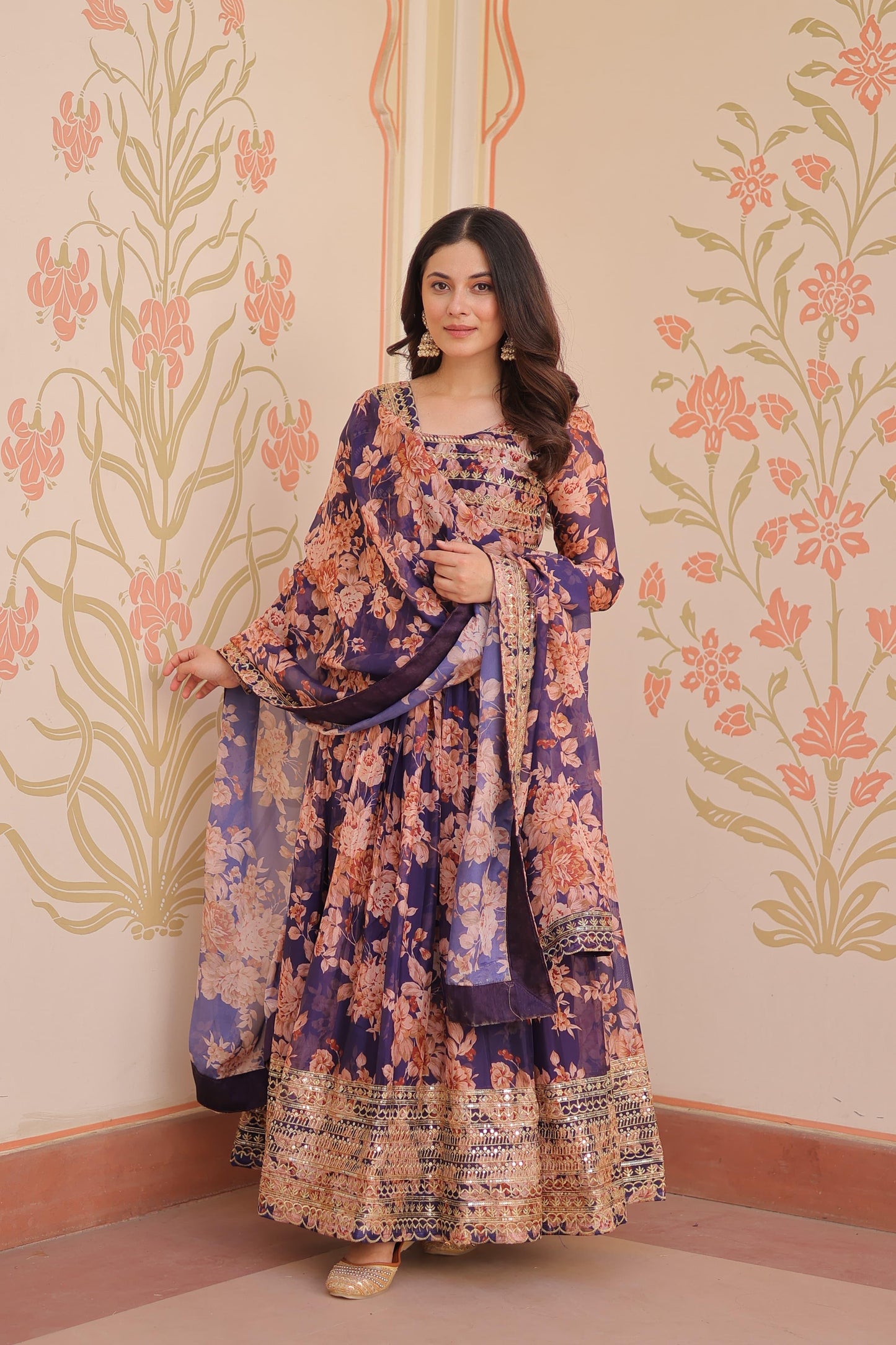 Readymade Gown-Dupatta Collection