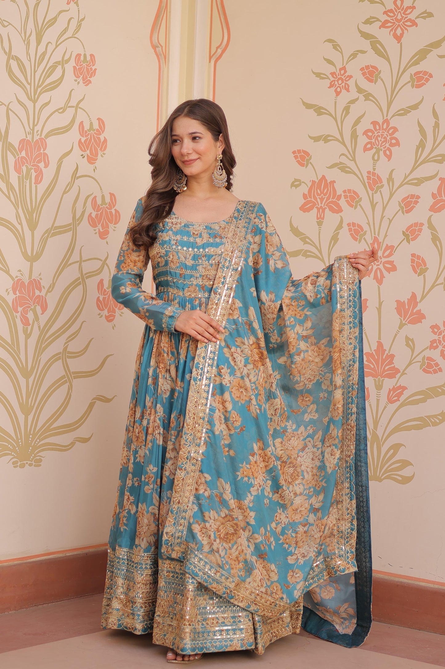 Readymade Gown-Dupatta Collection
