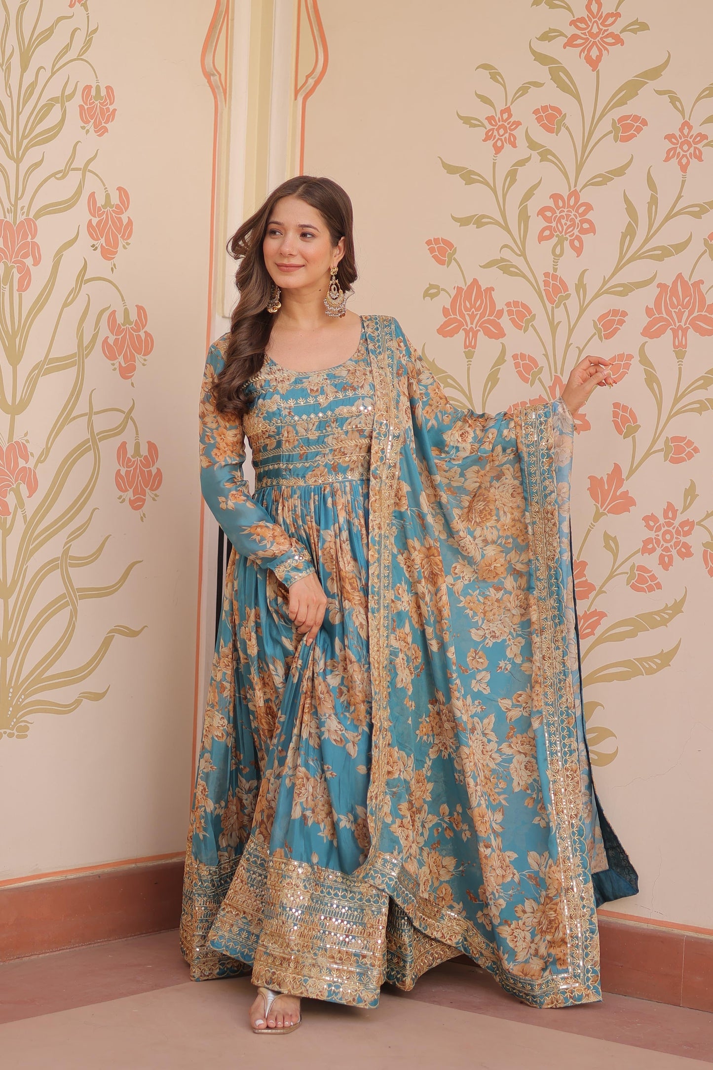 Readymade Gown-Dupatta Collection