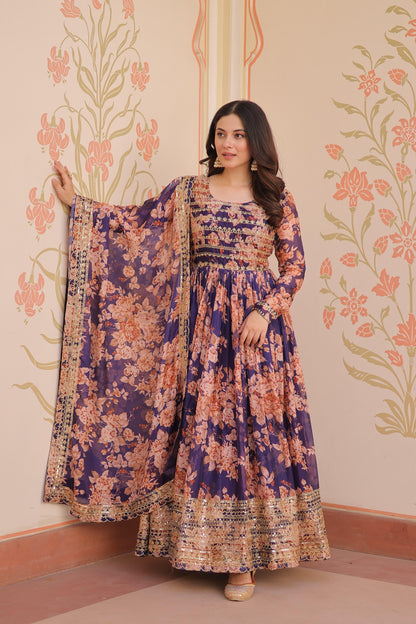 Readymade Gown-Dupatta Collection