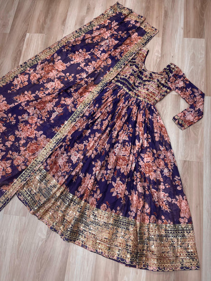 Readymade Gown-Dupatta Collection