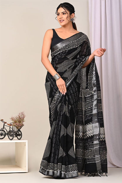 Linen Saree