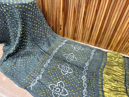 Gaji Silk Original Bandhani Saree
