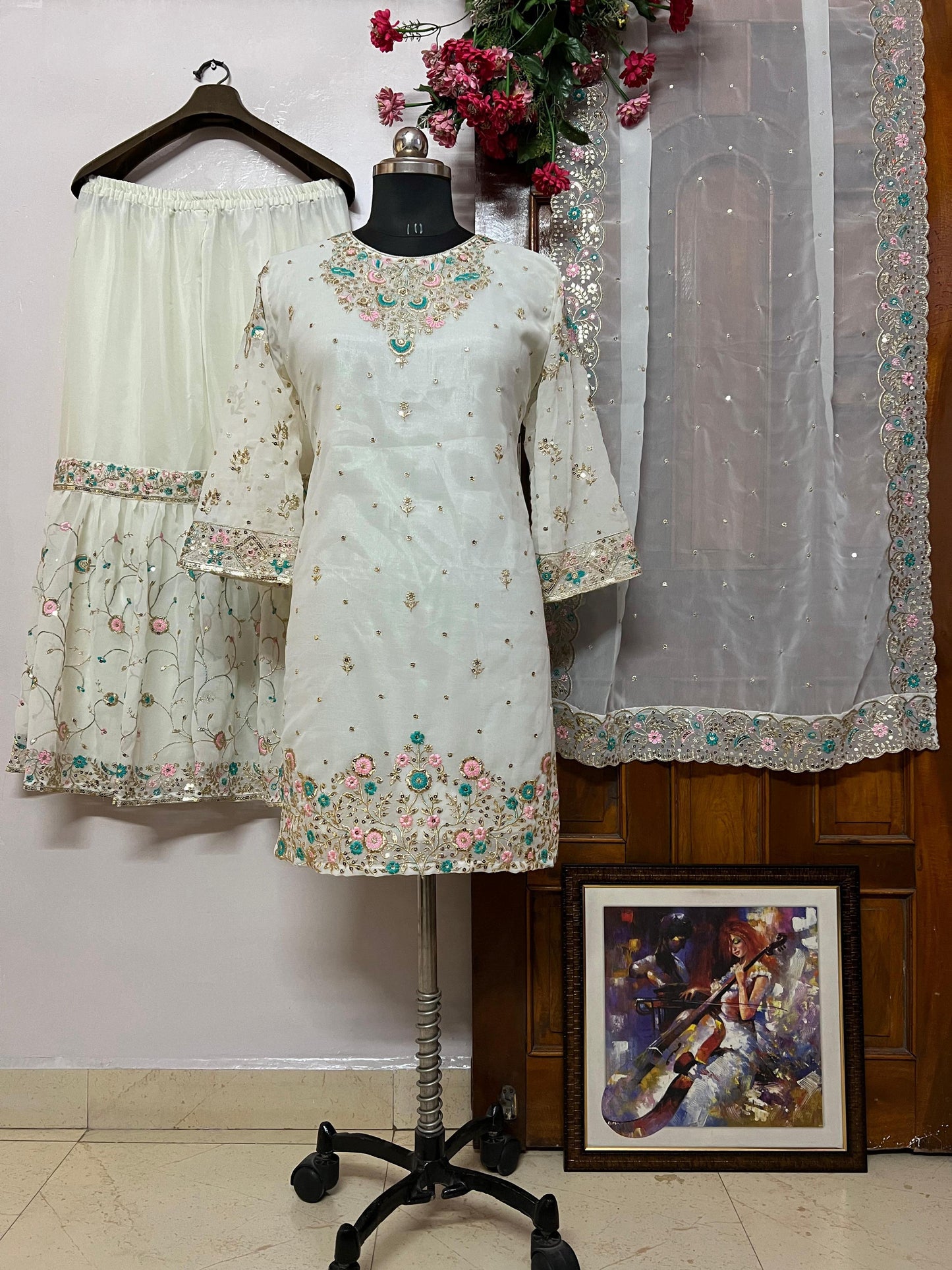 KURTI-SHARARA SET