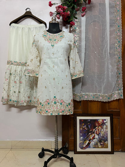 KURTI-SHARARA SET
