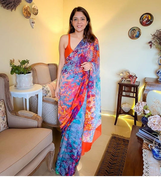 Soft Georgette Saree