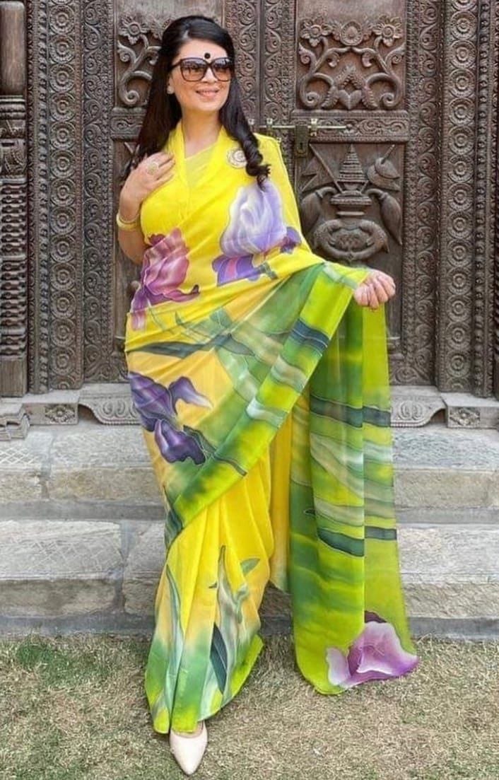 Soft Georgette Saree