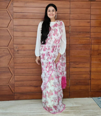 Soft Georgette Saree
