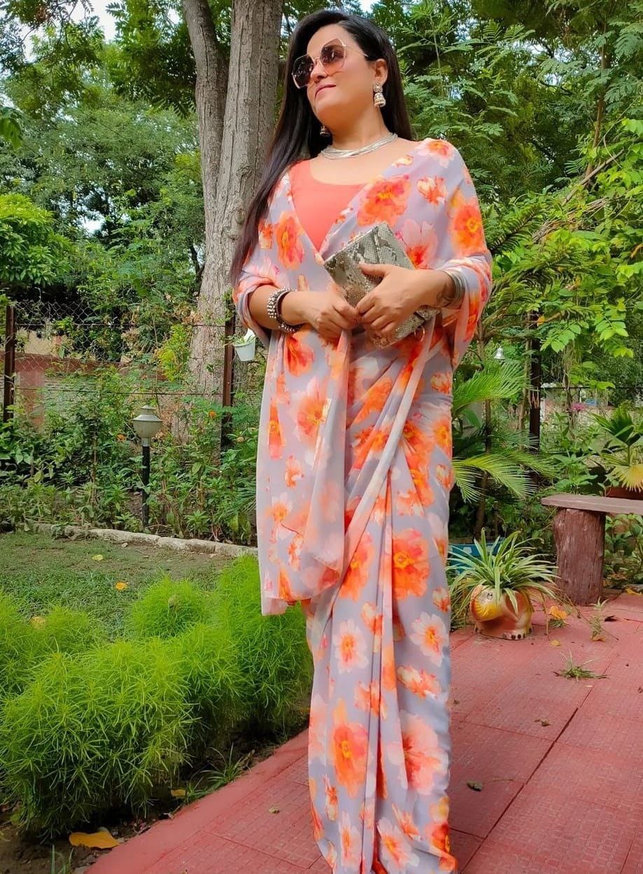 Soft Georgette Saree