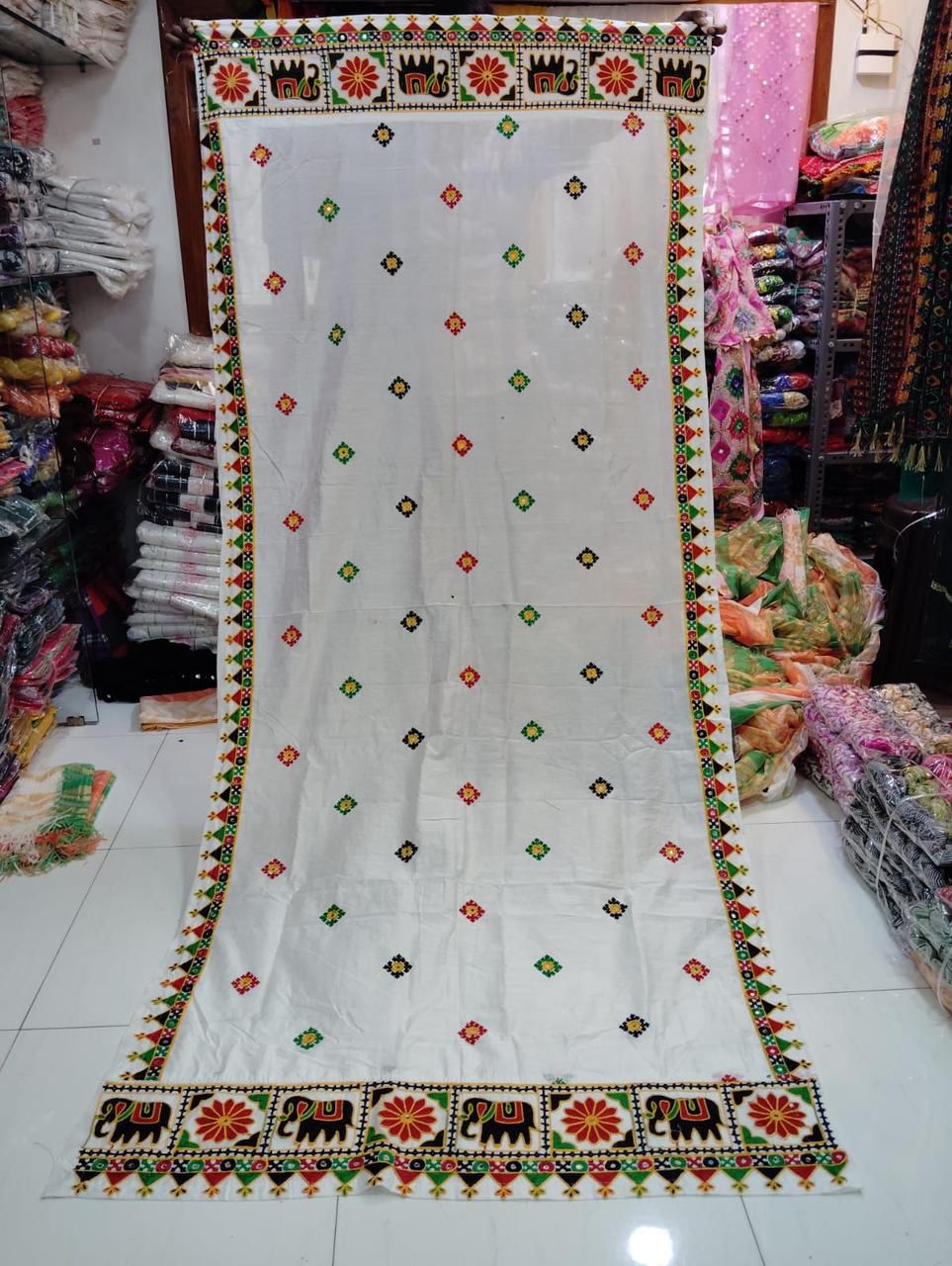 PURE GAMTHI WORK DUPATTA